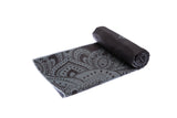 Yoga Design Lab Mat Yoga Towel Mandala Black - Low Angle