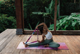 Yoga Design Lab Yoga Strap Tribeca Sand - 45-Degree Angle