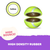 Automatic Ball Launcher Throwing Machine Dog Toys Interactive Tennis Pet 3Balls - Rear View