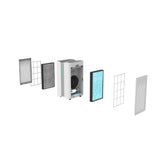 Ionmax+ Aire High-Performance Air Purifier 900m3/h CADR - Side View