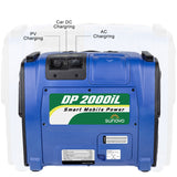 Sunovo 2000W Portable Power Station Solar Inverter Generator - 45-Degree Angle