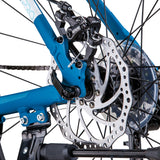 Trinx M136 Pro 29er 21 Speed Mountain Bike MTB 29 Wheel Blue/White - Side View