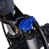 Trinx MTB Mens Mountain Bike 26 inch Shimano Gear 21-Speed [Colour: Matt Black White/Red] [Size Of Frame: 19 inches] - Side View