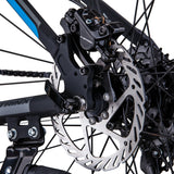 Trinx M600 Mountain Bike 24 Speed MTB Bicycle 17 Inches Frame Blue - Side View