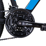 Trinx M600 Mountain Bike 24 Speed MTB Bicycle 17 Inches Frame Blue - 45-Degree Angle