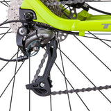 Trinx X1 MTB Mountain Bike Shimano Altus M370 27 Speed 17 Inches Frame Yellow/Grey Green - Side View