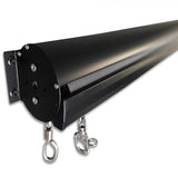 Outdoor Roller Blind Sun Screen Awning With Aluminium Hood - Top-Down View