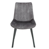 Sloane Fabric Dining Chairs (Set of 4) - Grey - Extra Image