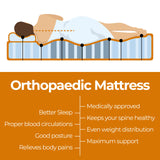 ValueSleeper 3-Zone Orthopaedic Pocket Spring King Single Mattress - Low Angle
