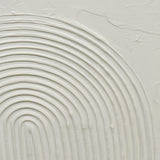 60X90cm Ephemeral Echoes of Continuity Dark Wood Framed Hand Painted Canvas Wall Art - Low Angle