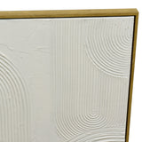 60X90cm Ephemeral Echoes of Continuity Dark Wood Framed Hand Painted Canvas Wall Art - Extra Image