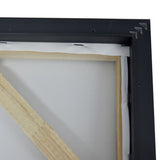 90X120cm Vibes of Vellichor Black Framed Hand Painted Canvas Wall Art - 45-Degree Angle