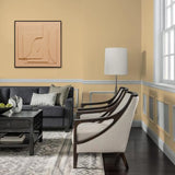 80X80cm Panorama Dimensions II Black Framed Hand Painted Canvas 3D Wall Art - Side View