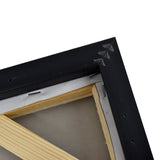 60X90cm Golden Dichotomy Gold Framed Hand Painted Canvas Wall Art - 45-Degree Angle
