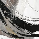 150X50cm Set of 3 Black Framed Hand Painted Canvas Wall Art - Low Angle
