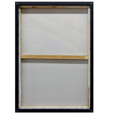 150X70cm Set of 3 Gold Framed Hand Painted Canvas Wall Art - Top-Down View