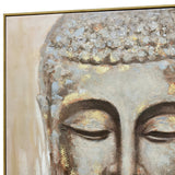 100X100cm Mystic Mettle Dark Wood Framed Canvas Wall Art - Extra Image
