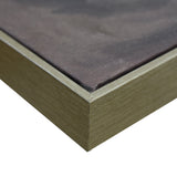 90X120cm Serene Radiance Champagne Framed Canvas Wall Art - Rear View