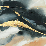 120X80cm Riptide Reverie Dark Wood Framed Hand Painted Canvas Wall Art - Low Angle