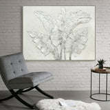 90X120cm Ethereal Paradise Light Wood Framed Hand Painted Canvas Wall Art - Front View