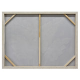 90X120cm Ethereal Paradise Light Wood Framed Hand Painted Canvas Wall Art - Top-Down View
