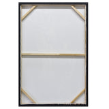 80X120cm Tender Touch Champagne Framed Canvas Wall Art - Top-Down View