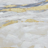 90X120cm Golden Horizon Champagne Framed Canvas Wall Art - Low Angle
