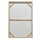 80X120cm Blossom Adorned Light Wood Framed Canvas Wall Art - Top-Down View