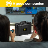 DEVASO Carrying Case for Nintendo Switch OLED Case, Professional Safe Hard-Black - Front View