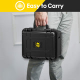 DEVASO Carrying Case for Nintendo Switch OLED Case, Professional Safe Hard-Black - Top-Down View