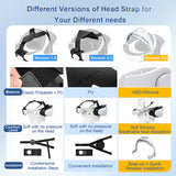 DEVASO Lightweight Adjustable VR2 Head Strap for Enhanced Comfort and Pressure Relief - Low Angle