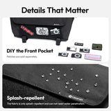 ULANZI BP11 8L Camera Sling Bag with Tripod Holder for Men Women, Lightweight Splash-proof DSLR/Mirrorless Anti-Theft Crossbody Bag for Travel Hiking Photography Customizable Front Pocket Camera Bag - Front View