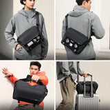 ULANZI BP11 8L Camera Sling Bag with Tripod Holder for Men Women, Lightweight Splash-proof DSLR/Mirrorless Anti-Theft Crossbody Bag for Travel Hiking