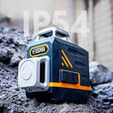 CIGMAN CM720 Laser Level Self Leveling 2 x 360° Green Cross Line Rechargeable - Close-Up Angle