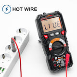 KAIWEETS HT118A 6000 Counts TRMS Digital Multimeter with Auto-Ranging for Accurate Voltage, Current, Resistance, and Temperature Measurements