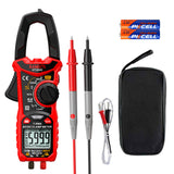 KAIWEETS HT206D True RMS Digital Clamp Meter with 6000 Counts, Auto-ranging Multimeter for Current, Voltage, Temperature, Capacitance, Resistance, and More - Rear View