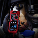 KAIWEETS HT208D Inrush Clamp Meter 1000A True RMS AC/DC Current Amp Meter - 45-Degree Angle