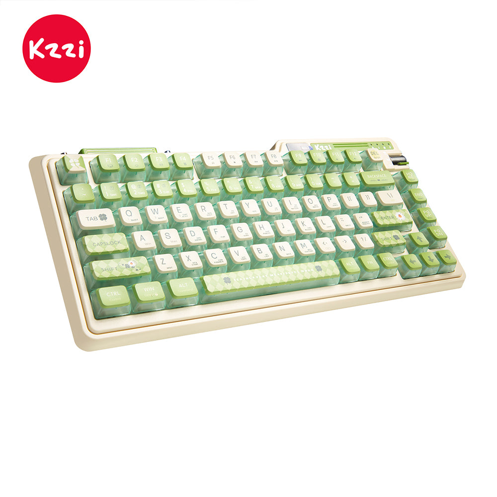 KZZI K75 PRO Gasket-Mounted Wireless 75% Mechanical Keyboard with RGB and Triple Mode Connectivity, Featuring Eternity Tactile Switches