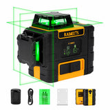 KAIWEETS KT360A Green Laser Level 3 X 360? Rotary Self Leveling with 1 Rechargeable Battery