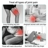Leg Knee Support Pillow, Orthopedic Memory Foam Wedge Contour Pillow for Thighs, Leg Pillow for Back Hip Legs Knee Support Wedge and Pressure Relief,