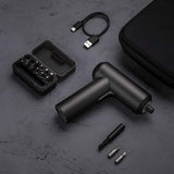Xiaomi Mijia Cordless Rechargeable Screwdriver 3.6V 2000mAh Li-ion 5N.m Electric Screwdriver With 12Pcs S2 Screw Bits