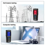 ERICKHILL EMF Meter Digital Electromagnetic Field Radiation Detector Machine - Top-Down View