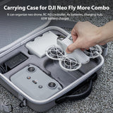 STARTRC Carrying Case for DJI Neo Portable PU Storage Protective Bag for DJI Neo Fly More Combo Accessories, Compatible with RC-N3 Remote Controller,