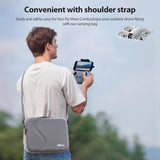 STARTRC Carrying Case for DJI Neo Portable PU Storage Protective Bag for DJI Neo Fly More Combo Accessories, Compatible with RC-N3 Remote Controller, Neo Intelligent Flight Battery, Charging Hub - Side View