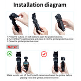 STARTRC Gimbal Protective Cover for DJI Osmo Pocket 3 Creator Combo, Anti-Fall Storage Handheld Camera Screen Protector for DJI Pocket 3 Accessories - Extra Image