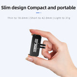 STARTRC Action 5 Pro Magnetic Adapter Mount for DJI Osmo Action 5 Pro/Action 4/Action 3 Quick Release Adapter with Connection Adapter Extension Base Accessories - 45-Degree Angle