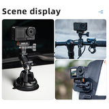 STARTRC Action 5 Pro Magnetic Adapter Mount for DJI Osmo Action 5 Pro/Action 4/Action 3 Quick Release Adapter with Connection Adapter Extension Base Accessories - Close-Up Angle