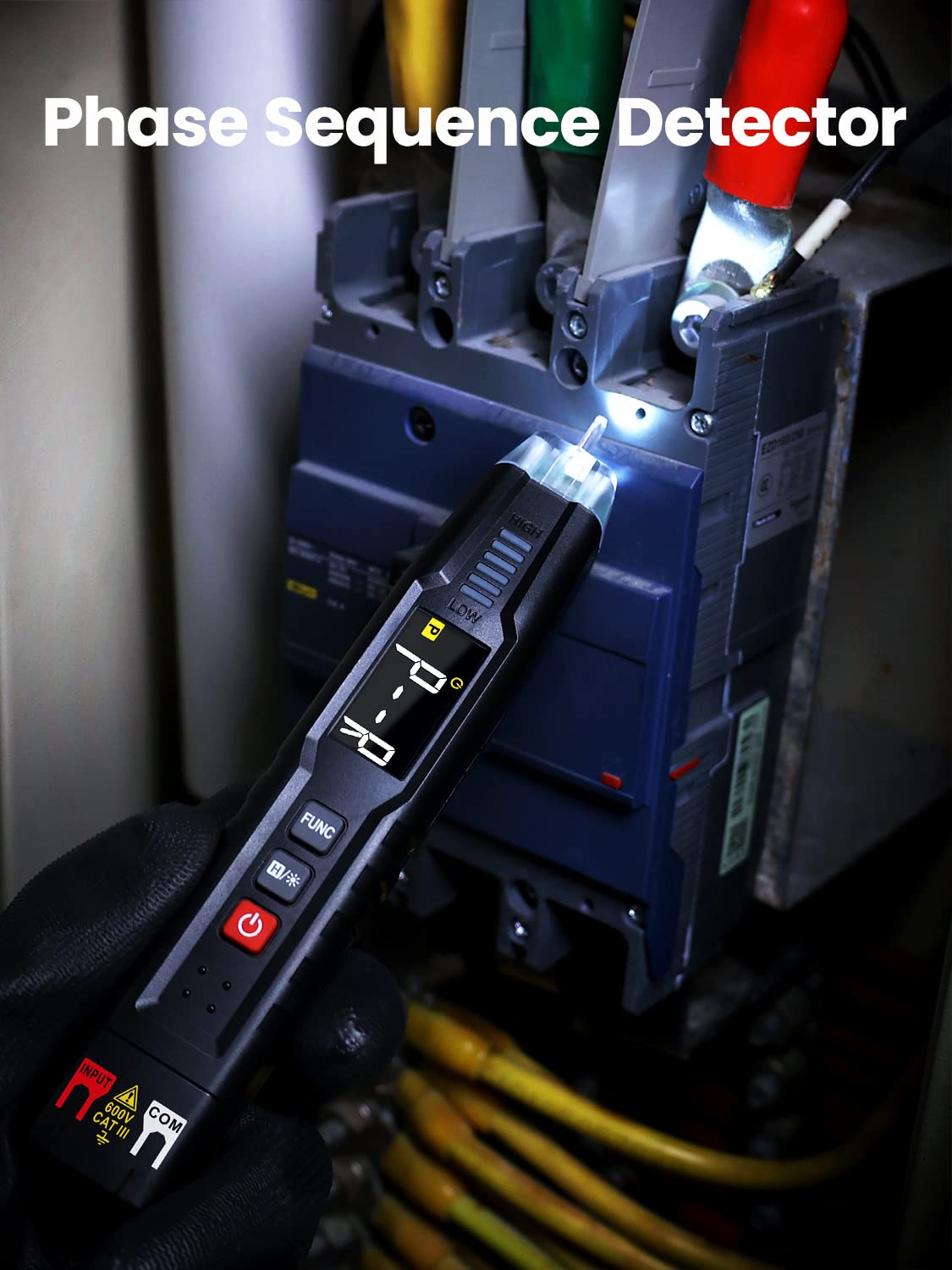 KAIWEETS ST100 Multifunction Non-Contact Voltage Tester with Auto Measurement and Test Leads for AC/DC Circuit Detection