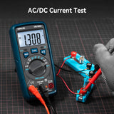 VENLAB Digital Multimeter VM500A TRMS 6000 Counts Volt Ohm Amp Continuity Meter - Side View