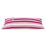 Pack of 4 Coste Fuchsia 35x70cm Multicoloured Striped Cushion Cover - Front View